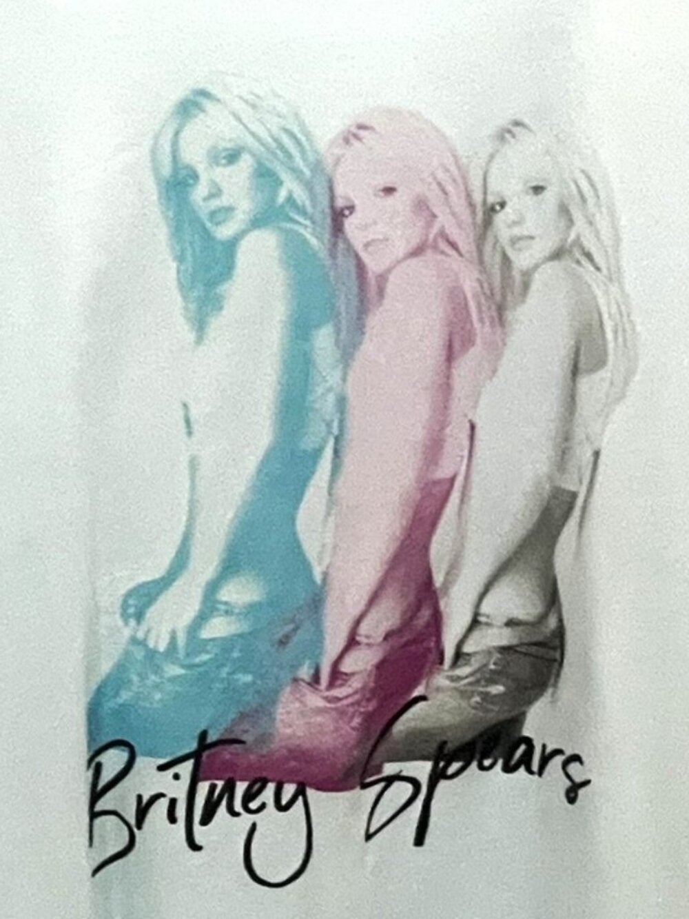 Britney Spears Image T Shirt Size Ladies Medium (Like New)